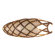 Varaluz Argyle Three Light Vanity Light in New Bronze with Desert Pearl