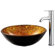 Vigo Autumn Tempered Glass Vessel Sink