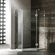 Vigo Neo-Angle Door Frameless Shower Enclosure with Handle Bar