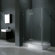 Vigo Pivot Door Frameless Shower Enclosure with Base