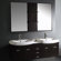 Vigo Contemporary Wall Mounted 59" Double Bathroom Vanity Set