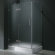 Vigo 24" Pivot Door Swing Frameless Shower Enclosure with Base