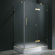 Vigo 24" Pivot Door Swing Frameless Shower Enclosure with Base