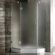 Vigo Neo-Angle Door Frameless Shower Enclosure with Base
