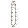 IMAX 6 Bottle Wall Mounted Wine Rack