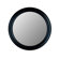 Hitchcock Butterfield Company Round Mirror in True Black