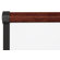 CommClad 48" x 72" Thermal-Fused Melamine Dot Grid Whiteboard with Trim