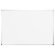 CommClad 48" x 48" Thermal-Fused Melamine Dot Grid Whiteboard with Aluminum Trim