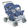 Angeles SureStop Folding Commercial Bye-Bye 4-Passenger Tandem Stroller