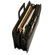 Jack Georges University Double Gusset Zip Top Tri-Pocket Briefcase