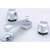 Central Brass Widespread Bathroom Faucet with Double Knob Handles
