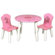 Najarian Furniture Missy Couture Kids' 3 Piece Table and Chair Set