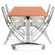 SurfaceWorks Drive 36" x 72" Rectangular Flip Top Table