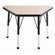ECR4kids 20" x 33" Trapezoid Learning Table in Maple