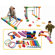 ECR4kids 114 Pieces Agility Play Set