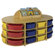 ECR4kids Five Piece High Storage Island