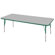 ECR4kids 30" x 72" Rectangular Adjustable Activity Table in Gray