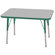 ECR4kids 24x36 Rectangular Adjustable  Activity Table in Gray