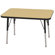 ECR4kids 24x36 Rectangular Adjustable  Activity Table in Maple
