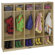 ECR4kids 5 Section Coat Locker