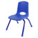 ECR4kids 12" Plastic School Stack Classroom Chair with Matching Legs (Set of 6)