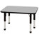 ECR4kids 24x36 Rectangular Adjustable  Activity Table in Gray