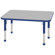 ECR4kids 24" x 48" Rectangular Adjustable Activity Table in Gray