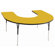 ECR4kids 60" x 66" Horseshoe Adjustable Activity Table
