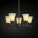 Justice Design Group Fusion Tradition 5 Light Chandelier