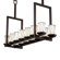 Justice Design Group Wire Glass Dakota 3 Light Straight Bar Bath Vanity