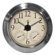Infinity Instruments Solar Flare Indoor/Outdoor Wall Clock IN Brushed Nickel