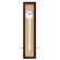 Infinity Instruments Illusion Wood Pendulum Wall or Table Clock In Walnut
