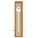 Infinity Instruments Illusion Wood Pendulum Wall or Table Clock In Natural