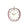 Infinity Instruments Apple Slice Wall Clock