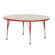 Mahar Large Round Creative Colors Activity Table
