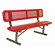 Ultra Play Perforated Pattern Stainless Steel Bench