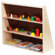 Steffy Wood Products Book Display Unit with Rear Shelves