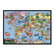 Universal Map World Framed Wooden Puzzle