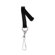 Baumgartens Breakaway Lanyard, w/ Hook N Loop, 36", Black