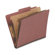 Globe Weis Classification Folder, 1 Partition, Legal, Red