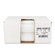 Whitehall Hi-Density Can Liners, 24 x 23, 6 mic, Clear, 20 Rolls of 50 Bags, 1000/Carton