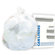 Boardwalk 33-Gallon High-Density Can Liner in Clear