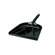 Impact 12" Heavy Duty Metal Dustpan 20 Gauge Steel in Black