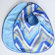 Caden Lane Ikat Chevron Bib Set (Set of 2)