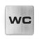 Blomus Signo Door Plate "WC"