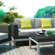 dCOR design Beach Grove Deep Seating ''L'' Chair with Cushions