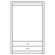 Alto Furniture Elemental Combi 2 Drawer Wardrobe