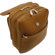 Piel Leather Entrepreneur Flap-Over Mini Backpack in Saddle