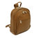 Piel Leather Entrepreneur Small Multi-Compartment Backpack in Saddle