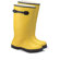 Radnor 12 Yellow 17" Rubber Plain Toe Over-The-Shoe-Boot With Fabric Inner Lining, Side Strap And Black Ribbed Outsole